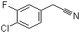 4-Chloro-3-fluorophenylacetonitrile molecular structure (CAS 251570-03-3)