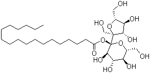 Sucrose stearate molecular structure (CAS 25168-73-4)