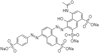 结构式 CAS# 2519-30-4, 食品黑 1