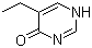 结构式 CAS# 25198-98-5, 5-乙基-4(1H)-嘧啶酮