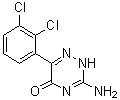 3-Amino-6-(2,3-dichlorophenyl)-1,2,4-triazin-5(2H)-one molecular structure (CAS 252186-78-0)