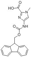 4-(Fmoc-amino)-1-methyl-1H-Imidazole-2-carboxylic Acid molecular structure (CAS 252206-28-3)