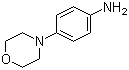 4-Morpholinoaniline molecular structure (CAS 2524-67-6)