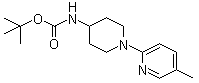 [1-(5-Methyl-2-pyridinyl)-4-piperidinyl]carbamic acid tert-butyl ester molecular structure (CAS 252578-18-0)