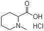1-Methylpiperidine-2-carboxylic acid hydrochloride molecular structure (CAS 25271-35-6)