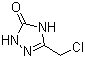 3-Chloromethyl-1,2,4-triazolin-5-one molecular structure (CAS 252742-72-6)