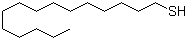structure of CAS# 25276-70-4, 1-Pentadecanethiol