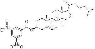 Cholesterol 3,5-dinitrobenzoate molecular structure (CAS 25279-63-4)