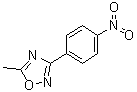 5-甲基-3-(4-硝基苯基)-1,2,4-恶二唑分子结构 (CAS 25283-96-9)