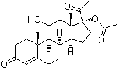 氟孕酮醋酸酯分子结构 (CAS 2529-45-5)