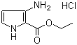 3-Amino-2-ethoxycarbonylpyrrole hydrochloride molecular structure (CAS 252932-49-3)
