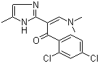 (2Z)-1-(2,4-Dichlorophenyl)-3-(dimethylamino)-2-(5-methyl-1H-imidazol-2-yl)-2-propen-1-one molecular structure (CAS 252953-86-9)