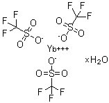 结构式 CAS# 252976-51-5, 三氟甲烷磺酸镱水合物