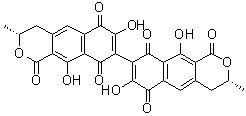 芦替菌素分子结构 (CAS 2530-39-4)