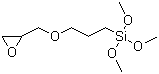 structure of CAS# 2530-83-8, 3-Glycidoxypropyltrimethoxysilane;[3-(2,3-Epoxypropoxy)propyl]trimethoxysilane; Glycidyl 3-(trimethoxysilyl)propyl ether; Glymo