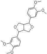 1,4-Bis(3,4-dimethoxyphenyl)tetrahydro-1H,3H-furo[3,4-c]furan molecular structure (CAS 25305-05-9)