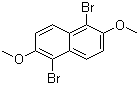 1,5-Dibromo-2,6-dimethoxynaphthalene molecular structure (CAS 25315-06-4)