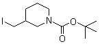 3-Iodomethylpiperidine-1-carboxylic acid tert-butyl ester molecular structure (CAS 253177-03-6)