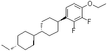 1-乙氧基-4-[(反式,反式)-4'-乙基[1,1'-联环己烷]-4-基]-2,3-二氟苯分子结构 (CAS 253199-08-5)