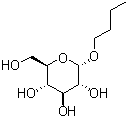 Butyl alpha-D-glucopyranoside molecular structure (CAS 25320-93-8)