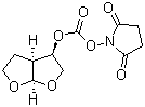 结构式 CAS# 253265-97-3, (3R,3aS,6aR)-羟基六氢呋喃并[2,3-b]呋喃基丁二酰亚胺基碳酸酯