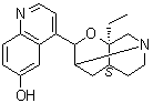 结构式 CAS# 253430-48-7, (3alpha,9S)-3,9-环氧-10,11-二氢金鸡纳-6'-醇