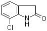 结构式 CAS# 25369-33-9, 7-氯氧化吲哚; 7-氯吲哚-2-酮