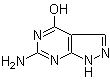4-Hydroxy-6-aminopyrazolo[3,4-d]pyrimidine molecular structure (CAS 2537-04-4)