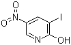 3-Iodo-5-nitropyridin-2-ol molecular structure (CAS 25391-58-6)