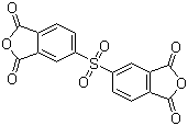 structure of CAS# 2540-99-0, 3,3',4,4'-Diphenylsulfonetetracarboxylic dianhydride