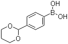 [4-(1,3-Dioxan-2-yl)phenyl]boronic acid molecular structure (CAS 254454-02-9)