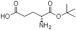 结构式 CAS# 25456-76-2, D-谷氨酸叔丁酯