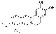 去亚甲基小檗碱分子结构 (CAS 25459-91-0)