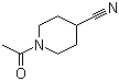 1-乙酰基哌啶-4-甲腈分子结构 (CAS 25503-91-7)