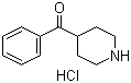 4-Benzoylpiperidine hydrochloride molecular structure (CAS 25519-80-6)