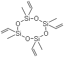 结构式 CAS# 2554-06-5, 四甲基四乙烯基环四硅氧烷