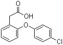 结构式 CAS# 25563-04-6, 2-(4-氯苯氧基)苯乙酸