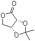 (-)-2,3-O-异亚丙基-D-赤酮酸内酯分子结构 (CAS 25581-41-3)