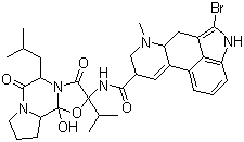 溴隐亭分子结构 (CAS 25614-03-3)