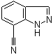 结构式 CAS# 256228-64-5, 1H-吲唑-7-甲腈