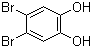 4,5-Dibromo-1,2-benzenediol  molecular structure (CAS 2563-26-0)