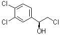 (alphaS)-3,4-Dichloro-alpha-(chloromethyl)benzenemethanol molecular structure (CAS 256474-24-5)