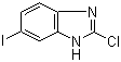 structure of CAS# 256518-97-5, 2-Chloro-6-iodo-1H-benzimidazole