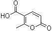 结构式 CAS# 25683-10-7, 6-甲基-2-氧代-2H-吡喃-5-羧酸