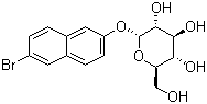 6-Bromo-2-naphthyl-alpha-D-glucopyranoside molecular structure (CAS 25696-57-5)
