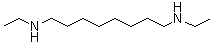 N,N'-二乙基-1,8-辛二胺分子结构 (CAS 25708-85-4)