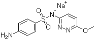 Sulfapiridazin sodium molecular structure (CAS 2577-32-4)