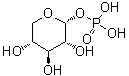 alpha-D-Xylopyranose-1-phosphate molecular structure (CAS 25799-81-9)