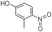 结构式 CAS# 2581-34-2, 4-硝基间甲苯酚; 3-甲基-4-硝基苯酚; 对硝基间甲酚
