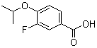 3-氟-4-异丙氧基苯甲酸分子结构 (CAS 258273-30-2)